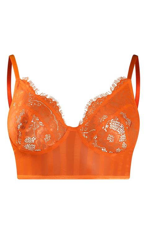 Orange Bralette .